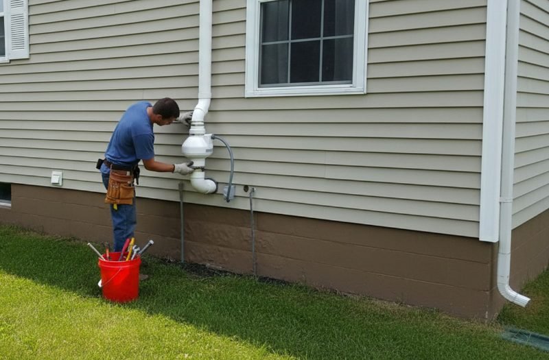 radon mitigation project in Richmond